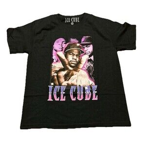 Ice Cube Graphic T-Shirt Black Youth 10/12 Rap Hip Hop Streetwear 2024 Merch